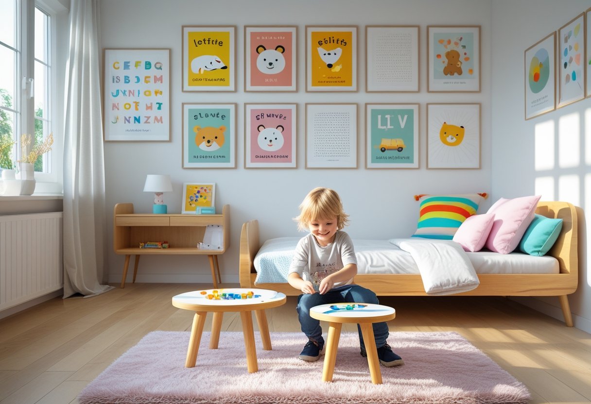 Sådan skaber du et inspirerende børneværelse med plakater og sofaborde